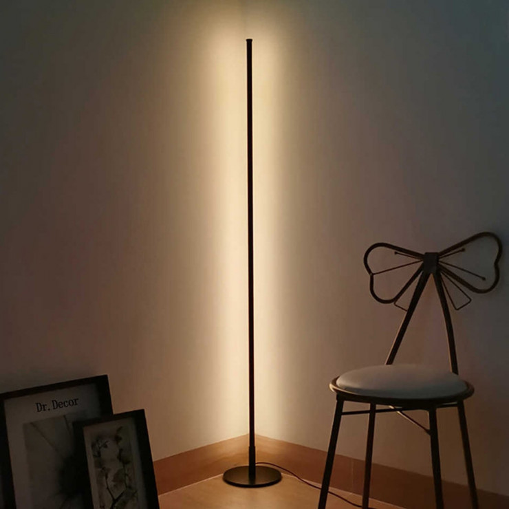 ODOVENI Lampadaire Led Avec Télécommande - Lampe D'angle - Lampe De Salon -  Lampe